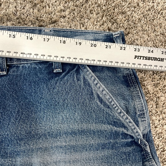 Carhartt Mens 46 X 30 Carpenter Jeans B13‎ DST Blue Loose Original Fit - Picture 5 of 6